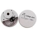 Water Leak Detector Alarm with 9v Battery Power, ABS White