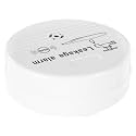 Water Leak Detector Sensor Alarm, White ABS Flood Sensor for Basement
