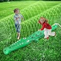 Water Sprinkler for Kids, Large Crocodile Inflatable Sprinkler