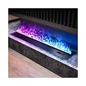 Water Vapor Fireplace Recessed Multicolour Realistic Atomized Flame Electric Fireplace with Remote Control Electric Stoves(0.8m)