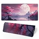 Watercolor Japanese Large Gaming Mouse PadJapanese Mouse
