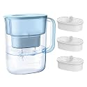 Waterdrop PT-07B Water Filter Pitcher with 3 Filters, 10-Cup, NSF Certified
