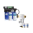 Waterdrop WHF21-PG 2-Stage Whole House Water Filter System, with PF01 Spin Down Sediment Filter, Bundle
