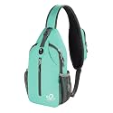 WATERFLY Crossbody Sling Backpack Sling Bag Travel Hiking Daypack