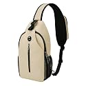 WATERFLY Crossbody Sling Backpack Sling Bag Travel Hiking Daypack