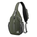 WATERFLY Crossbody Sling Backpack Sling Bag Travel Hiking Daypack