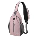 WATERFLY Crossbody Sling Backpack Sling Bag Travel Hiking Daypack