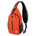 WATERFLY Crossbody Sling Backpack Sling Bag Travel Hiking Daypack
