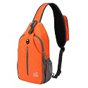 WATERFLY Crossbody Sling Backpack Sling Bag Travel Hiking Daypack