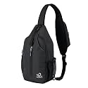 WATERFLY RFID Sling Backpack Crossbody Sling Bag Travel Hiking Daypack