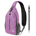 WATERFLY Crossbody Sling Backpack Sling Bag Travel Hiking Daypack