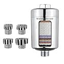 WaterLabs HL-12 Shower & Tap Filter for Bathroom | Hard Water Softener | Reduces Chlorine, Heavy Metals & Sediments | 10-Stage Filtration for Healthy Skin & Hair | Easy DIY Installation