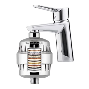 waterlabs replacement cartridge for shower amp tap filter  compatible with hl-2 amp hl-40-1 models  15-stage filtration  reduces chlorine heavy metals  softens water healthier skin amp hair