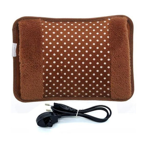 waterleaf electric velvet hot water bag 1000 ml with filled gel for pain relief joints electrical 1 l hot water bag