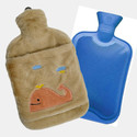 WATERLEAF Premium Hot Water Rubber Bag with Soft Plush Cover For Cramp_Back Pain Relief Hot Water Bag 2000 ml Hot Water Bag