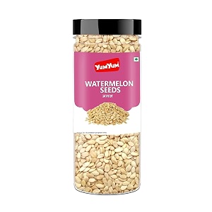 yum yum watermelon seeds 200g - high in protein  raw watermelon seeds for eating  magaj beej  non - gmo  nutrients rich  source of antioxidants