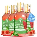 Watermelon Peppermint Sea Moss Electrolyte Lemonade – Cool & Refreshing Hydration Drink – Sea Moss & Electrolytes – 4 x 12 fl oz Bottles