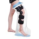 Waterpoof Extra Wide Full Leg Cast Cover for Shower after Surgey with Non-Slip Bottom, Extra Large Cast Protector for Leg knee Surgeries, Large Cast, Knee Immobilizer/Brace, Surgeries Boots, Reusable