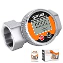 Waterproof 1.5 Inch Flow Meter for Hot/Cold Water, Fuel & Liquids