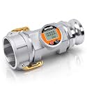 Waterproof 3 Inch Camlock Flow Meter for Water, Fuel & Liquids