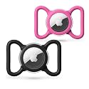 Waterproof AirTag Holder for Dog Collar, Soft Slide-On Dog AirTag Holder