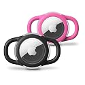 Waterproof AirTag Holder for Dog Collar, Soft Slide-On Dog AirTag Holder