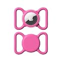 Waterproof AirTag Holder for Dog Collar, Soft Slide-On Dog AirTag Holder