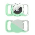 Waterproof AirTag Holder for Dog Collar, Soft Slide-On Dog AirTag Holder