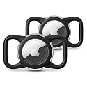 Waterproof AirTag Holder for Dog Collar, Soft Slide-On Dog AirTag Holder