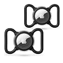 Waterproof AirTag Holder for Dog Collar, Soft Slide-On Dog AirTag Holder