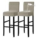 Waterproof Bar Stool Cover Bar Stool Chair Covers with Back Bar Chair Covers Counter Stool Chair Covers Slipcover Pub Counter Stool Chair Covers Bar Stool Slipcovers High Back Counter Chair Covers