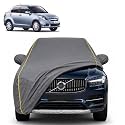 Waterproof Car Cover Compatible with dzire 2012-16 | Dustproof Sun Protection Cover | Soft Cotton Lining | Triple Stitched | Mirror Pocket | Antenna Pocket | All Weather Body Cover (Grey Yellow)