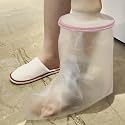 Waterproof Cast Covers for Shower Leg, Adult Cover Swimming Showering Protector Boots for Foot and Ankle after Surgery, Cast Bag Monitor Recovery Supplies, Bath &amp; Wound &amp; Bandage Protection