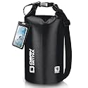 Waterproof Dry Bag, 5L/10L/20L/30L/40L Roll Top Lightweight Storage Backpack with Phone Case for Women &amp; Men, Floating Waterproof Sack for Travel, Swimming, Kayaking, Paddle Board, Camping &amp; Beach