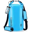 Waterproof Dry Bag, 5L/10L/20L/30L/40L Roll Top Lightweight Storage Backpack with Phone Case for Women &amp; Men, Floating Waterproof Sack for Travel, Swimming, Kayaking, Paddle Board, Camping &amp; Beach