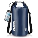 Waterproof Dry Bag, 5L/10L/20L/30L/40L Roll Top Lightweight Storage Backpack with Phone Case for Women &amp; Men, Floating Waterproof Sack for Travel, Swimming, Kayaking, Paddle Board, Camping &amp; Beach