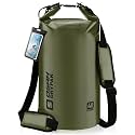 Waterproof Dry Bag, 5L/10L/20L/30L/40L Roll Top Lightweight Storage Backpack with Phone Case for Women &amp; Men, Floating Waterproof Sack for Travel, Swimming, Kayaking, Paddle Board, Camping &amp; Beach