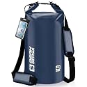 Waterproof Dry Bag, 5L/10L/20L/30L/40L Roll Top Lightweight Storage Backpack with Phone Case for Women &amp; Men, Floating Waterproof Sack for Travel, Swimming, Kayaking, Paddle Board, Camping &amp; Beach