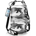 Waterproof Dry Bag, 5L/10L/20L/30L/40L Roll Top Lightweight Storage Backpack with Phone Case for Women &amp; Men, Floating Waterproof Sack for Travel, Swimming, Kayaking, Paddle Board, Camping &amp; Beach
