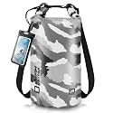 Waterproof Dry Bag, 5L/10L/20L/30L/40L Roll Top Lightweight Storage Backpack with Phone Case for Women &amp; Men, Floating Waterproof Sack for Travel, Swimming, Kayaking, Paddle Board, Camping &amp; Beach