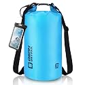 Waterproof Dry Bag, 5L/10L/20L/30L/40L Roll Top Lightweight Storage Backpack with Phone Case for Women &amp; Men, Floating Waterproof Sack for Travel, Swimming, Kayaking, Paddle Board, Camping &amp; Beach