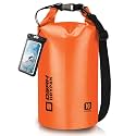 Waterproof Dry Bag, 5L/10L/20L/30L/40L Roll Top Lightweight Storage Backpack with Phone Case for Women & Men, Floating Waterproof Sack for Travel, Swimming, Kayaking, Paddle Board, Camping & Beach