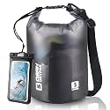 Waterproof Dry Bag, 5L/10L/20L/30L/40L Roll Top Lightweight Storage Backpack with Phone Case for Women & Men, Floating Waterproof Sack for Travel, Swimming, Kayaking, Paddle Board, Camping & Beach