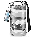 Waterproof Dry Bag, 5L/10L/20L/30L/40L Roll Top Lightweight Storage Backpack with Phone Case for Women &amp; Men, Floating Waterproof Sack for Travel, Swimming, Kayaking, Paddle Board, Camping &amp; Beach