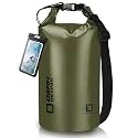 Waterproof Dry Bag, 5L/10L/20L/30L/40L Roll Top Lightweight Storage Backpack with Phone Case for Women &amp; Men, Floating Waterproof Sack for Travel, Swimming, Kayaking, Paddle Board, Camping &amp; Beach