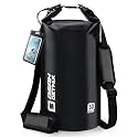 Waterproof Dry Bag, 5L/10L/20L/30L/40L Roll Top Lightweight Storage Backpack with Phone Case for Women &amp; Men, Floating Waterproof Sack for Travel, Swimming, Kayaking, Paddle Board, Camping &amp; Beach