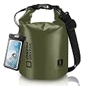 Waterproof Dry Bag, 5L/10L/20L/30L/40L Roll Top Lightweight Storage Backpack with Phone Case for Women &amp; Men, Floating Waterproof Sack for Travel, Swimming, Kayaking, Paddle Board, Camping &amp; Beach