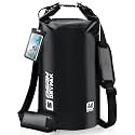 Waterproof Dry Bag, 5L/10L/20L/30L/40L Roll Top Lightweight Storage Backpack with Phone Case for Women &amp; Men, Floating Waterproof Sack for Travel, Swimming, Kayaking, Paddle Board, Camping &amp; Beach