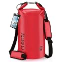 Waterproof Dry Bag, 5L/10L/20L/30L/40L Roll Top Lightweight Storage Backpack with Phone Case for Women & Men, Floating Waterproof Sack for Travel, Swimming, Kayaking, Paddle Board, Camping & Beach