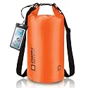 Waterproof Dry Bag, 5L/10L/20L/30L/40L Roll Top Lightweight Storage Backpack with Phone Case for Women &amp; Men, Floating Waterproof Sack for Travel, Swimming, Kayaking, Paddle Board, Camping &amp; Beach